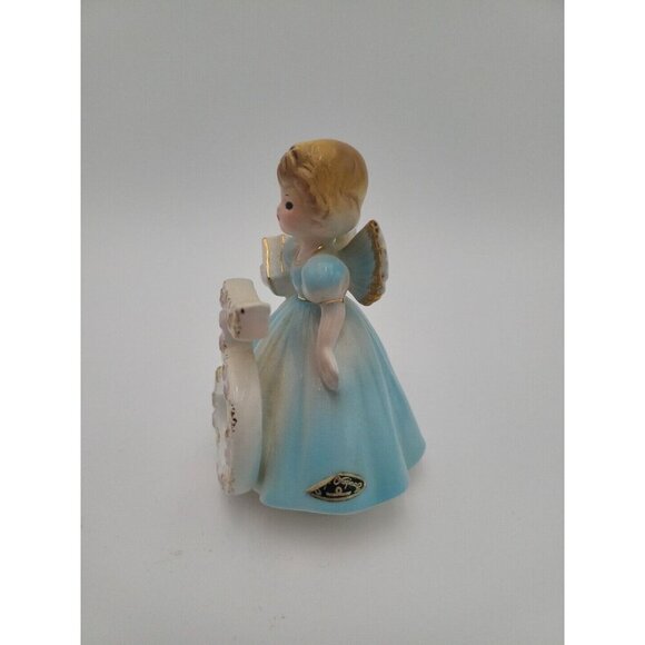 Josef Original 5th Birthday Angel Figurine Vintage w Original Tags And Sticker - Picture 2 of 16